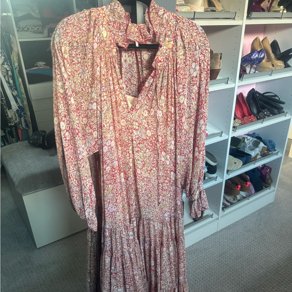 Floral Pink Dress by Free people
